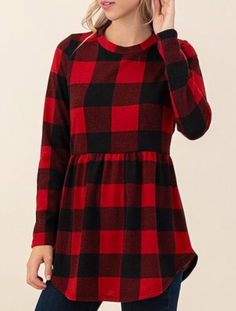 Buffalo print top